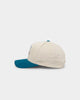 Mitchell & Ness Charlotte Hornets Pro Crown Snapback Off White/Teal