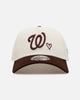 New Era Washington Nationals 'Pink Satin Hearts Walnut' 9FORTY A-Frame Snapback Chrome/Walnut