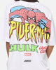 73Studio Marvel The Hulk Lashes Out All Over Print T-Shirt White
