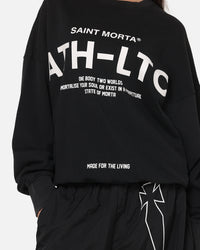 Saint Morta Athltc Crewneck Black