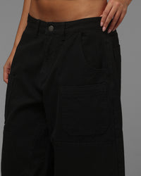 Loiter Utility Work Pants Black