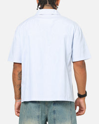 Saint Morta Holy Ghost Button Up Shirt Blue/White