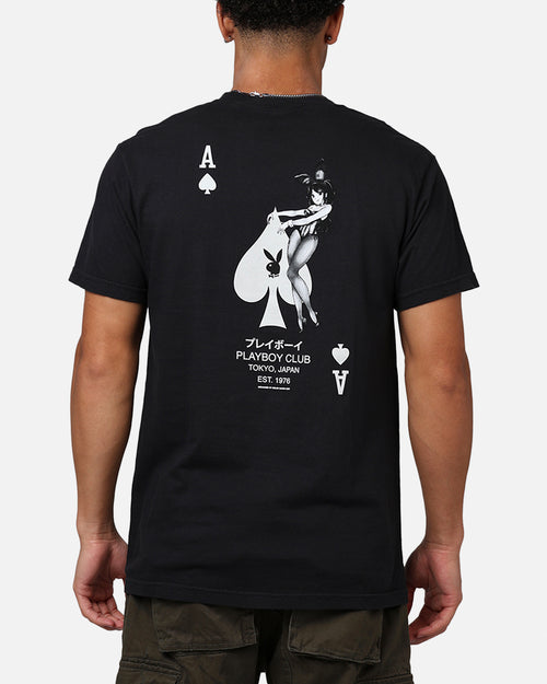 Playboy Ace Of Spades T-Shirt Black/White