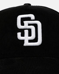 New Era San Diego Padres 'Cord Tones' 9FORTY A-Frame Snapback Black