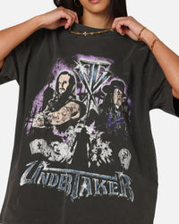 Culture Kings X WWE The Undertaker Summer Slam Heavy T-Shirt Black Wash