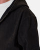 MNML Seamed Zip Up Hoodie Washed Black