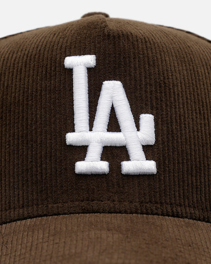 New Era Los Angeles Dodgers 'Cord Tones' 9FORTY A-Frame Snapback Walnut