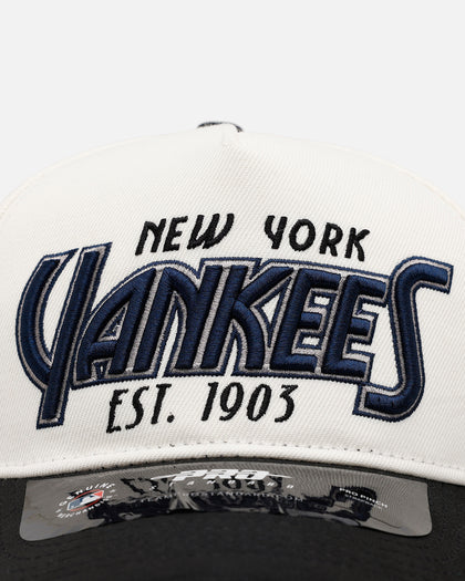 Pro Standard New York Yankees 'Paradise' Pro Pinch Strapback Eggshell