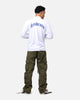 Students Golf Host Long Sleeve Mock Neck T-Shirt White