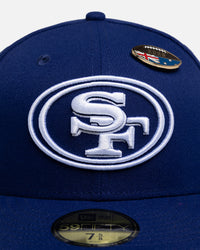 New Era San Francisco 49ers "NFL" 59Fifty Fitted Dark Blue