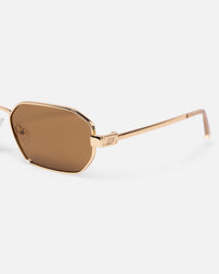 Le Specs Mythic Sunglasses Gold/Brown