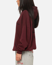 Ed Hardy Sacred Heart Hoodie Burgundy