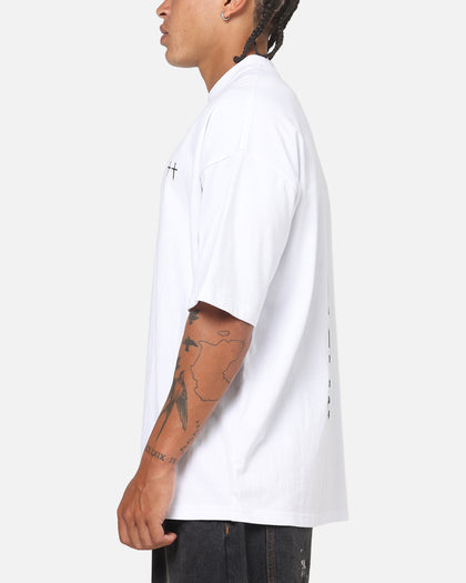 Saint Morta La Muerte Script T-Shirt White