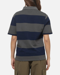 Carre Common Striped Polo Forest/Navy