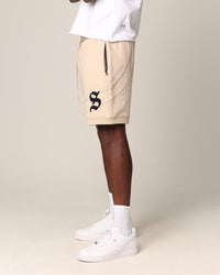 Saint Morta Homebase Fleece Shorts Stone