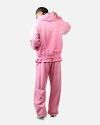American Thrift Zip Hoodie Washed Pink