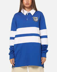 Bleacher Athletic Canterbury-Bankstown Bulldogs NRL Legacy Rugby Polo Shirt Blue