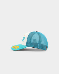 Pro Standard San Antonio Spurs Visor Elite Trucker Eggshell/Teal