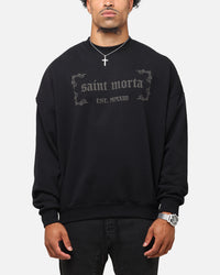 Saint Morta Repentant Heart Crewneck Black
