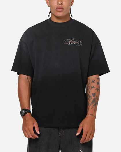 Saint Morta Heavens Kitchen Boxy T-Shirt Black Wash
