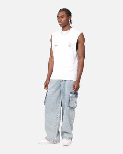 Saint Morta Doves Oversized Muscle T-Shirt White