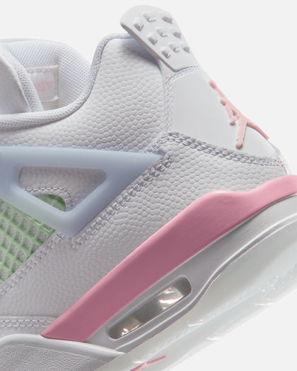 Jordan Kids' Air Jordan 4 Retro (GS) White/Medium Soft Pink