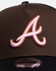 New Era Atlanta Braves 9Forty A-Frame Snapback Walnut