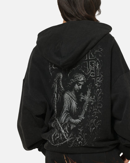 Saint Morta Crossbearer Zip Hoodie Black