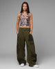 Loiter Layered Holy Fire Cargo Pants Khaki
