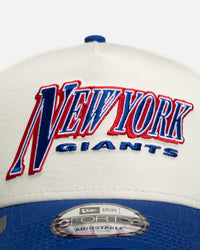 New Era New York Giants "NFL 26 AU Two Tone Chrome" 9Forty A-Frame Snapback Official Team Colours