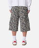 MNML Distressed Ultra Baggy Cargo Shorts Camo