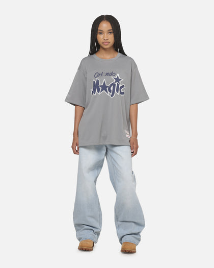 Mitchell & Ness Orlando Magic Open Mesh T-Shirt Grey