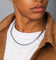 NXS 7mm Cuban Chain White Gold