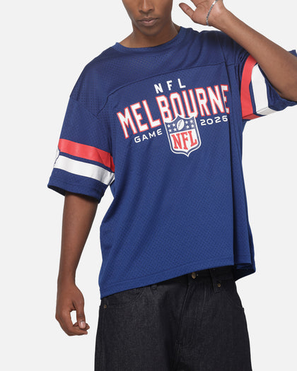 Majestic Athletic NFL Melbourne '26 Mesh T-Shirt Blue