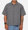 Carre Plaid Button Up Shirt Black-Plaid