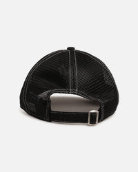 New Era New York Yankees 'Contrast Chrome' 9TWENTY Casual Trucker Strapback Black