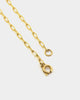 Raising Hell Women's Customisable Long Cable Necklace Gold