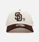 New Era San Diego Padres 'Pink Satin Hearts Walnut' 9FORTY A-Frame Snapback Chrome/Walnut