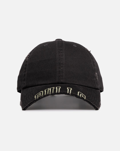 Mitchell & Ness Chicago Bulls 'Cut Brim' Dad Fit Strapback Black