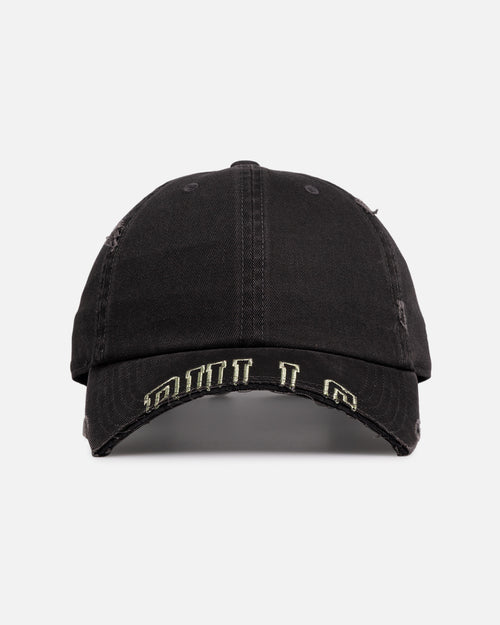 Mitchell & Ness Chicago Bulls 'Cut Brim' Dad Fit Strapback Black