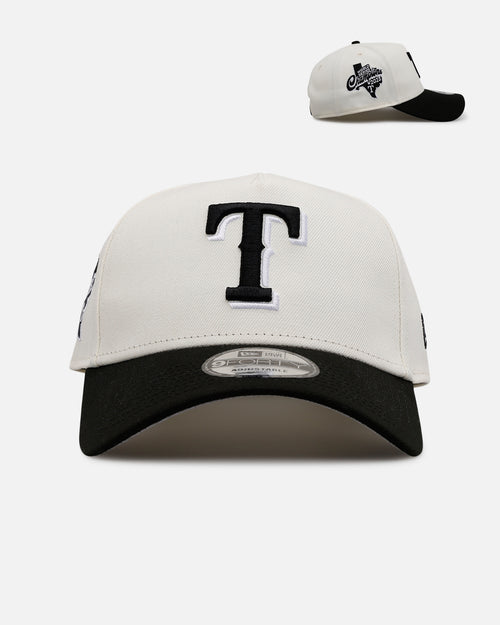 New Era Texas Rangers 'Chrome Black' 9FORTY A-Frame Snapback Chrome/Black