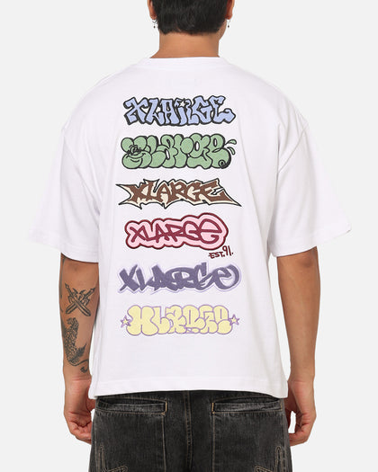 X-Large Graffiti Gorilla Fit T-Shirt White
