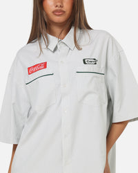 Carre Carré X Coca Cola Road Pilot Button Up Shirt Green