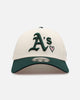 New Era Oakland Athletics 'Pink Satin Hearts Green' 9FORTY A-Frame Snapback Chrome/Dark Green