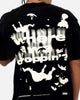 73Studio X Fortnite Where We Droppin T-Shirt Black Acidwash