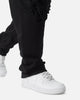 MNML Shred Layered Baggy Sweatpants Black