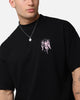 Saint Morta Lucian Mock Neck T-Shirt Black/Pink