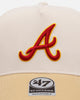 47 Brand Atlanta Braves 'Library' Hitch Snapback Natural