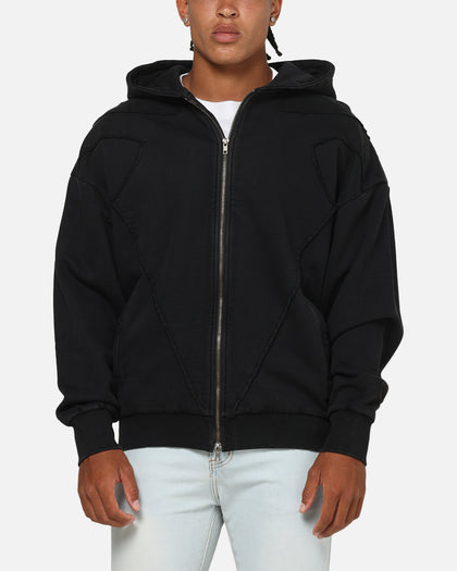 Saint Morta Divinity Zip Hoodie Vintage Black