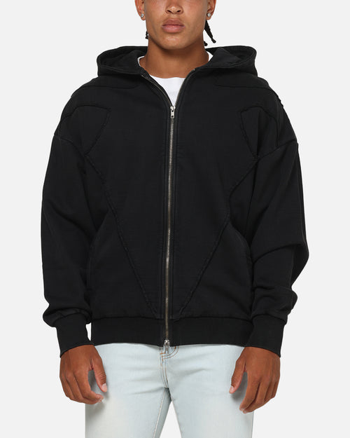 Saint Morta Divinity Zip Hoodie Vintage Black